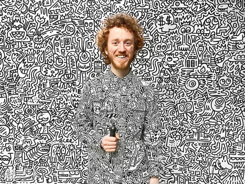 当涂鸦成为一种潜意识:谁是Mr.Doodle丨AMNUA艺术家 AMNUA视野 艺术家 潜意识 涂鸦 Mr.Doodle丨AMNUA 新闻 日本 东京 AUCTION 拍卖会 作品 崇真艺客